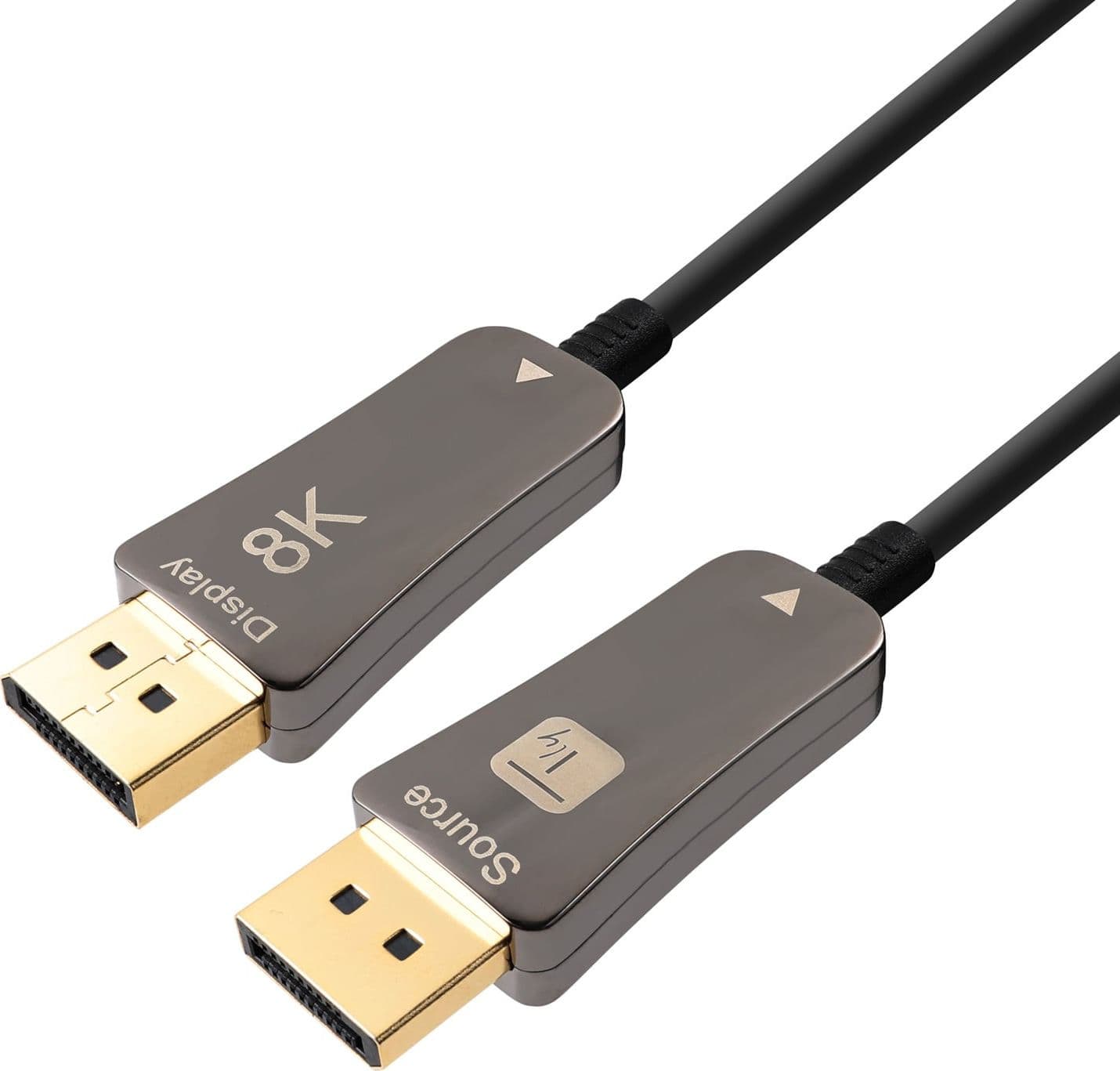 Cavo Ottico Attivo DisplayPort 1.4 AOC 8K@60Hz 32.4 Gbps Connettori a Scatto 50m - 5