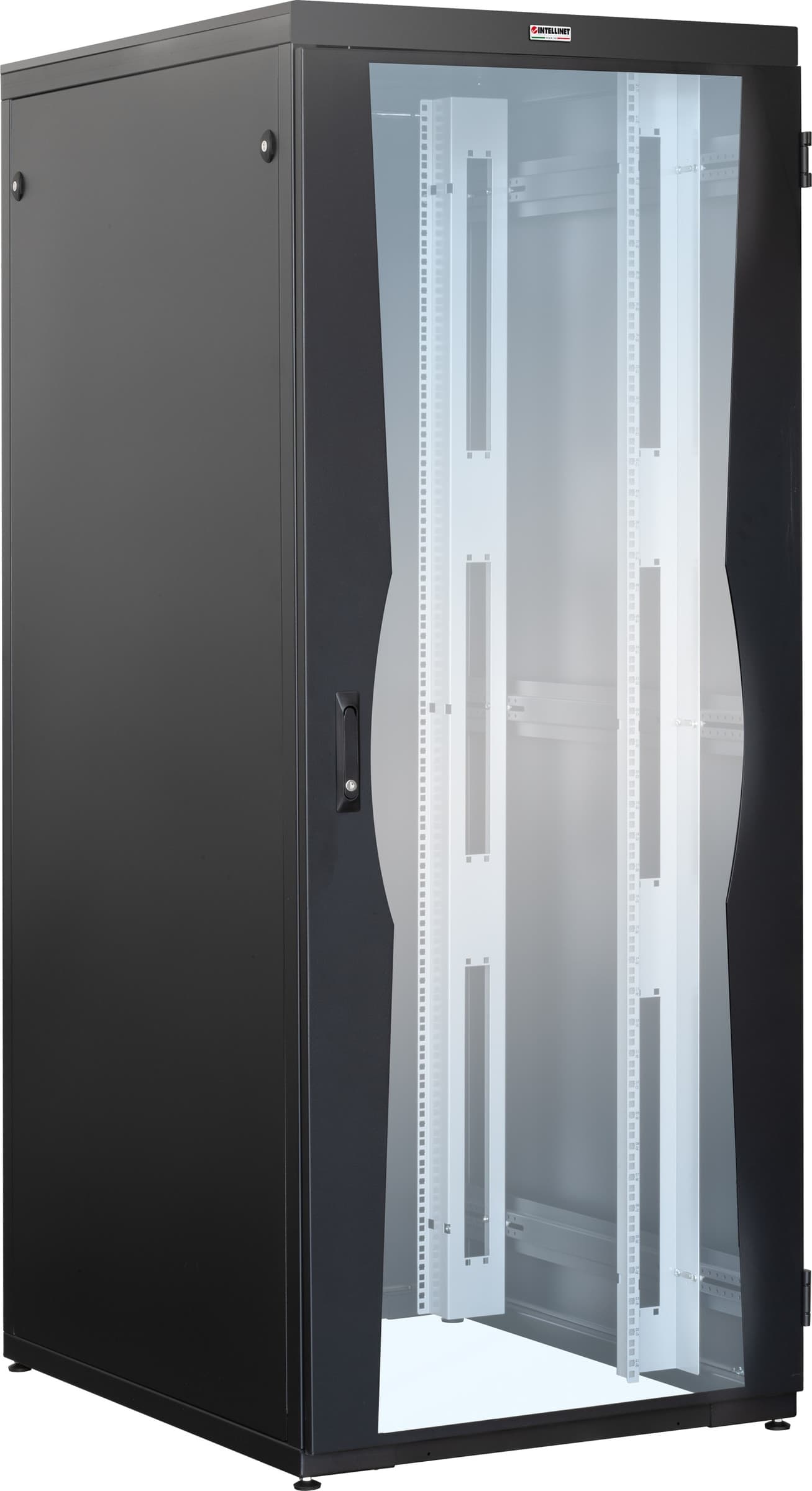 Armadio NetRack 19'' 800x1000 42 Unit&agrave Nero Porta Grigliata da Assemblare - 4