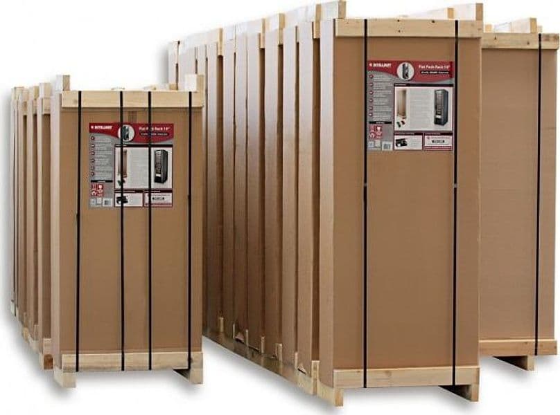 Armadio NetRack 19'' 800x1000 42 Unit&agrave Nero Porta Grigliata da Assemblare - 5