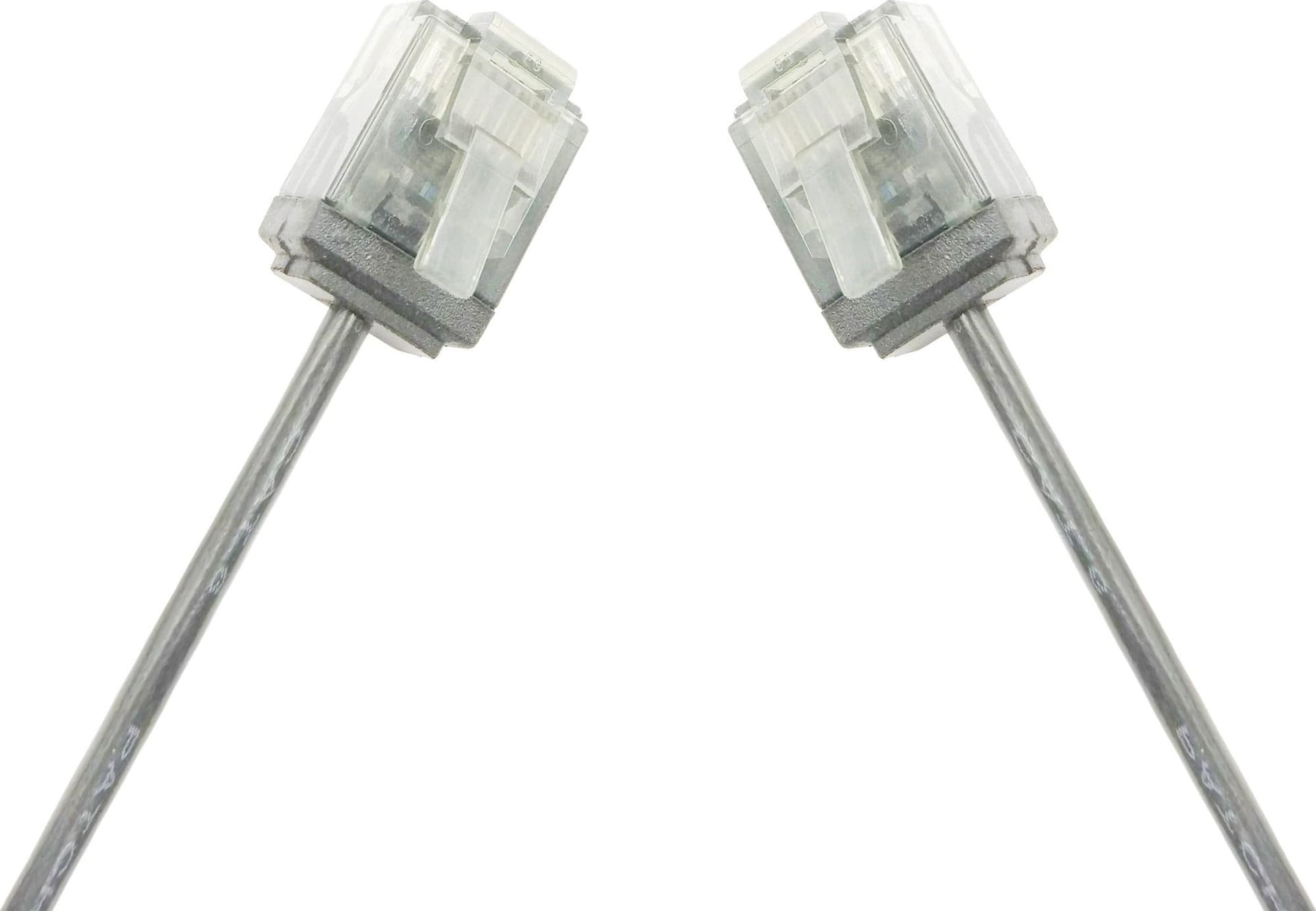 Cavo di rete Patch in Rame Ultra Slim Cat.6 Grigio UTP 3 m - 2