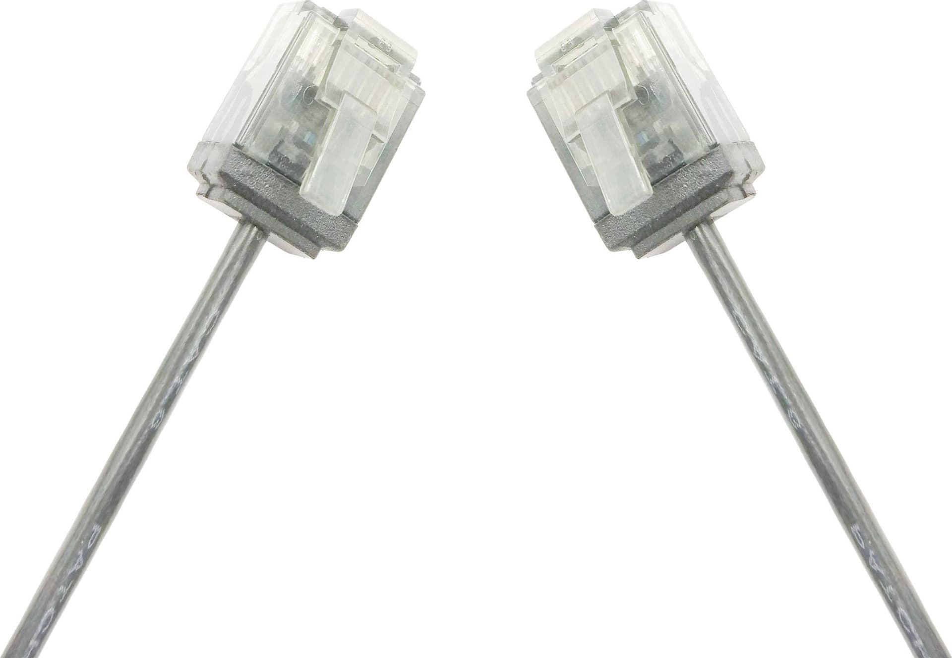 Cavo di rete Patch in Rame Ultra Slim Cat.6 Grigio UTP 3 m - 8