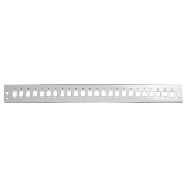 Pannello di distribuzione 24 bussole SC Simplex / LC Duplex 1U Grigio