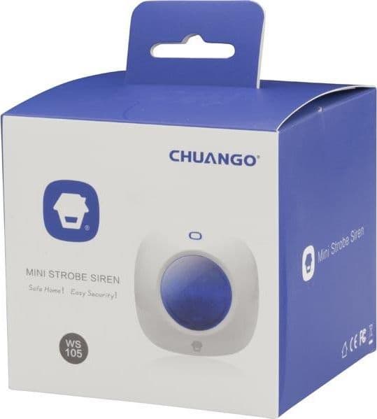 Sirena con Lampeggiante Wireless da Interni per Antifurto WS-105 - 7