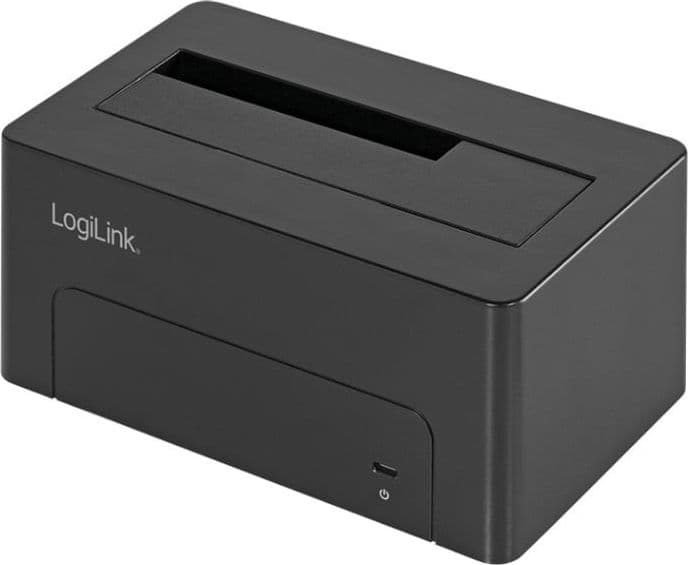 Docking Station USB3.1 Gen2 per HDD/SSD SATA da 2.5''/3.5'' Nero