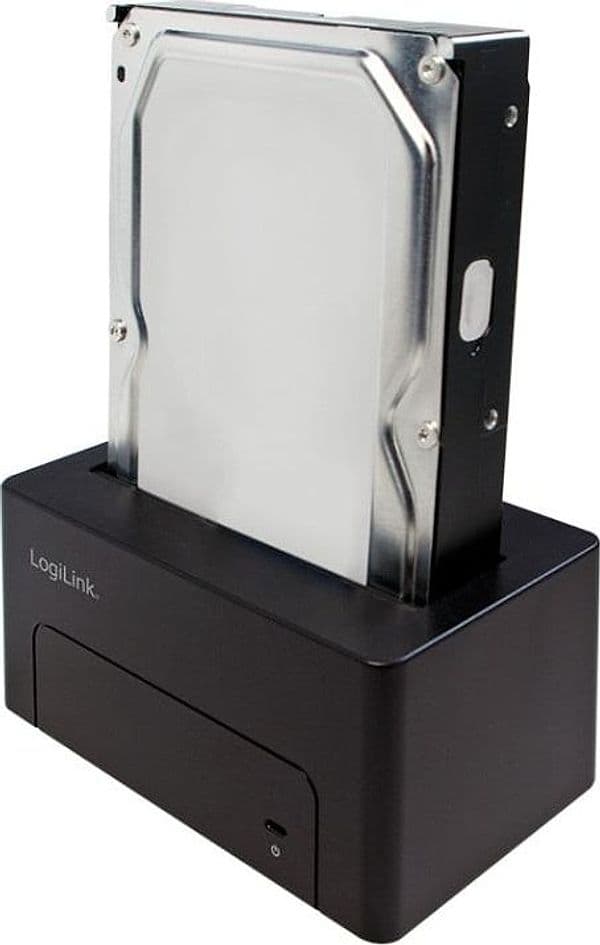 Docking Station USB3.1 Gen2 per HDD/SSD SATA da 2.5''/3.5'' Nero - 3