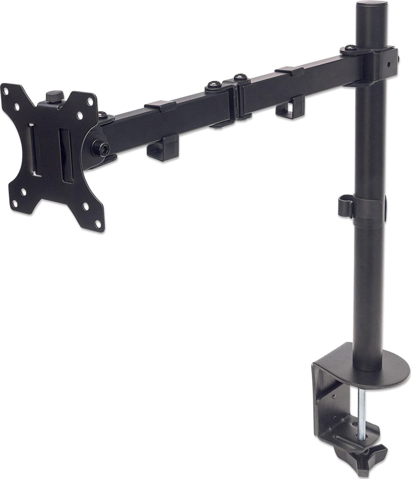 Supporto da Scrivania per Monitor 13-32'' Doppio Snodo di Regolazione - 6