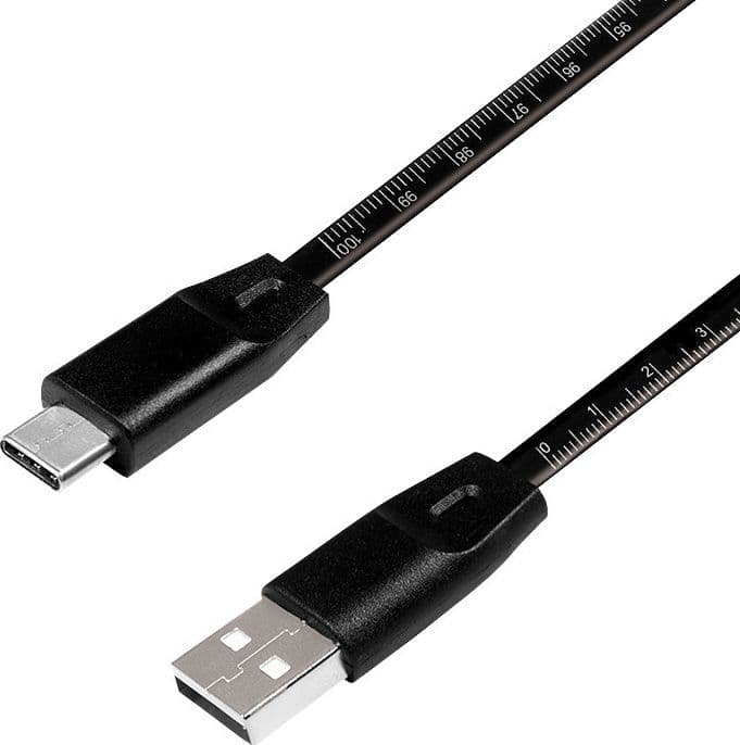Cavo SuperSpeed USB-C&trade Maschio/USB-A Maschio con Misuratore 1m Nero - 4