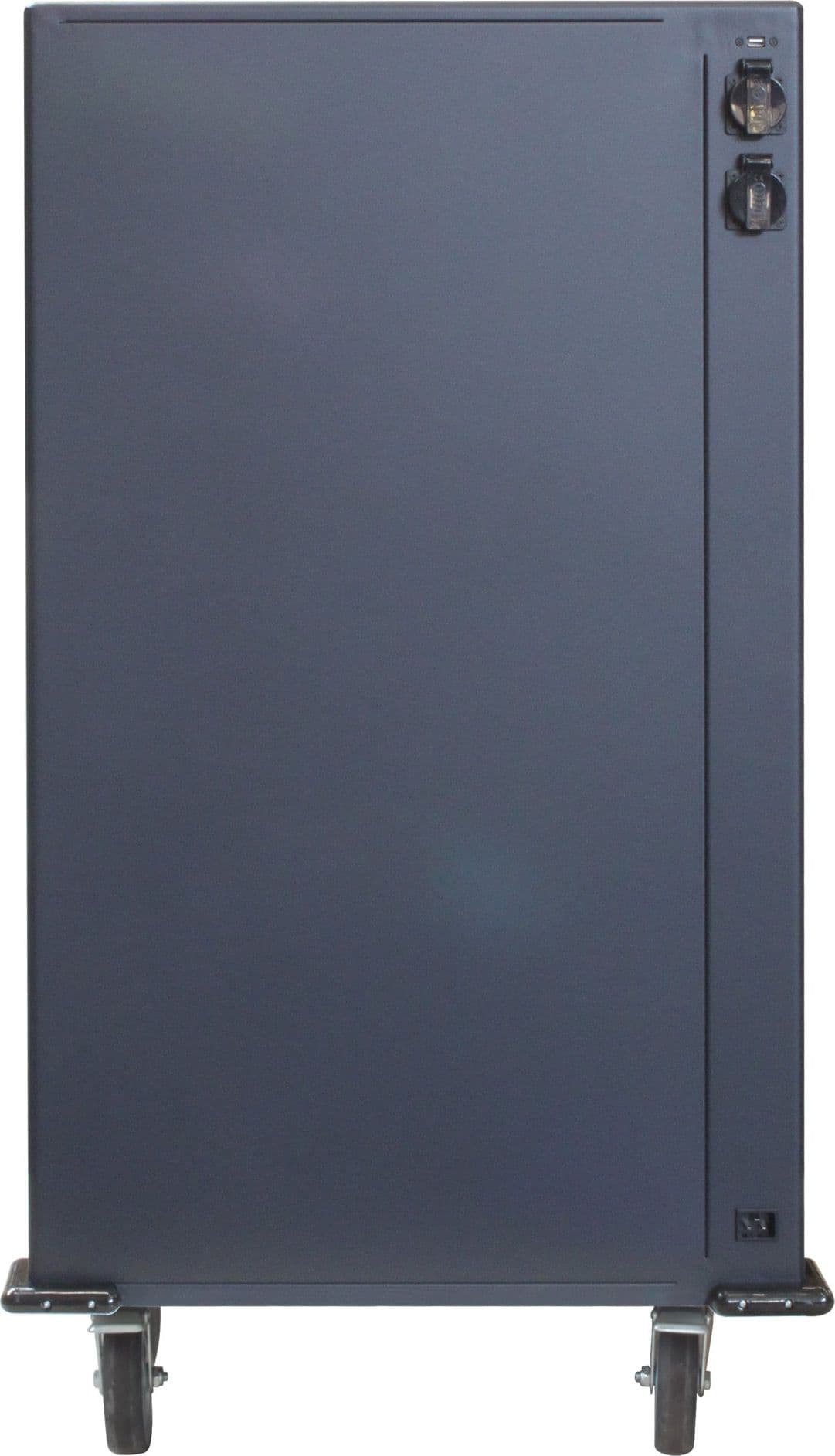 Carrello Stazione di Ricarica 80 USB Notebook o Smartphone Nero - 6