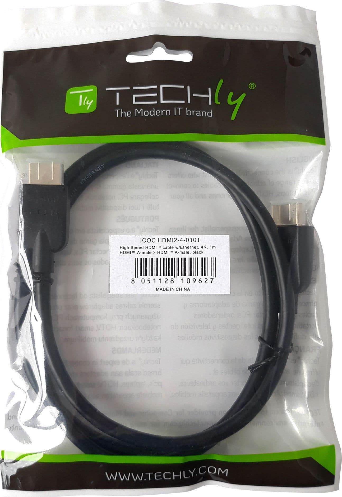 Cavo HDMI&trade High Speed 2.0 A/A M/M 2m Nero - 2