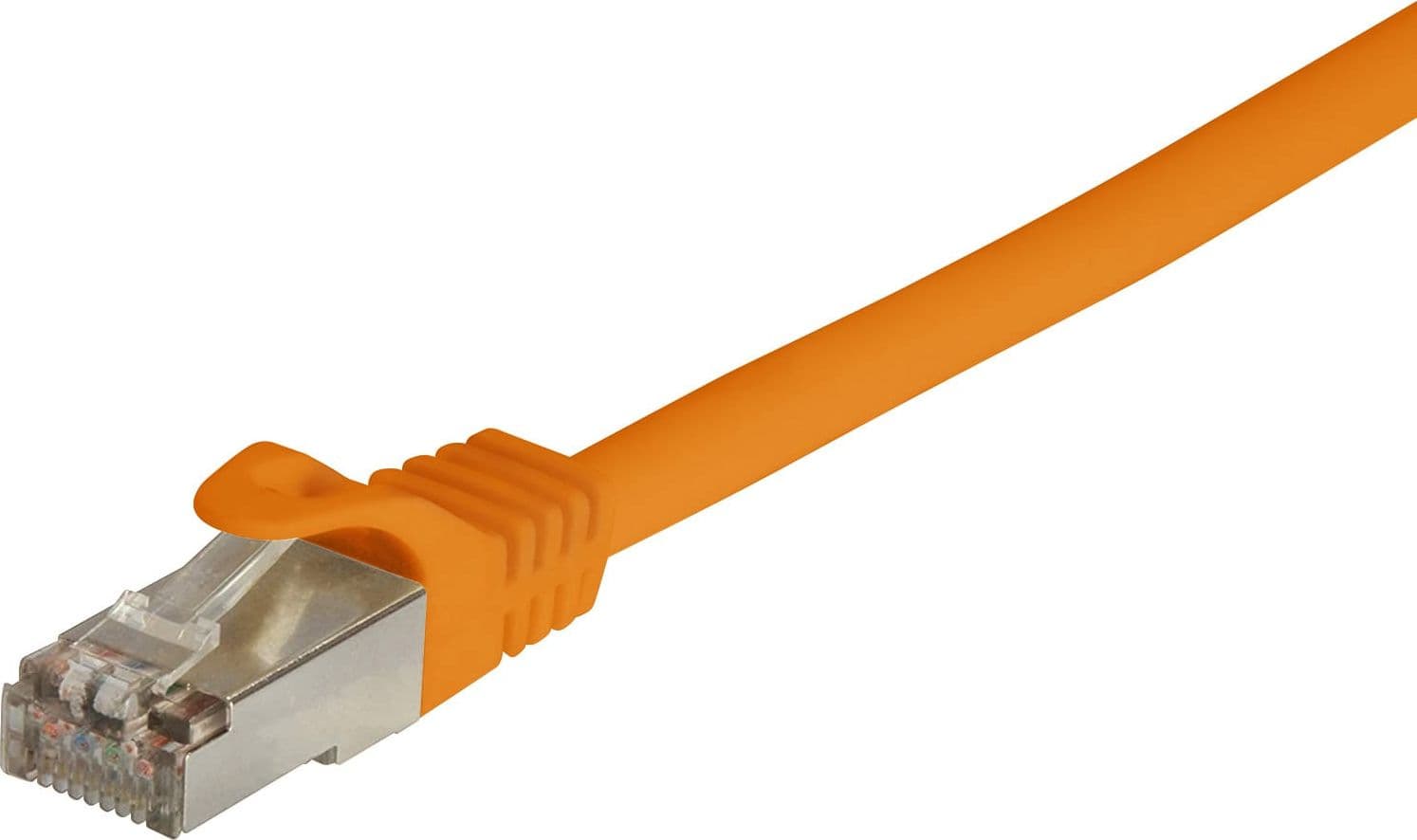 Cavo di Rete Patch in Rame Cat. 6A SFTP LSZH 0,25 m Arancione - 6