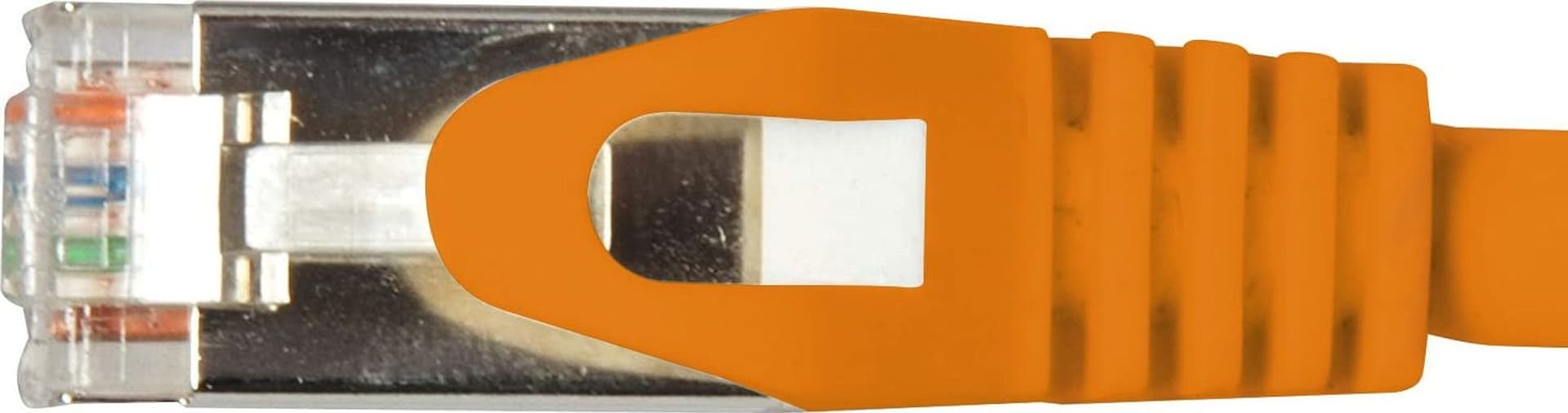 Cavo di Rete Patch in Rame Cat. 6A SFTP LSZH 0,25 m Arancione - 7