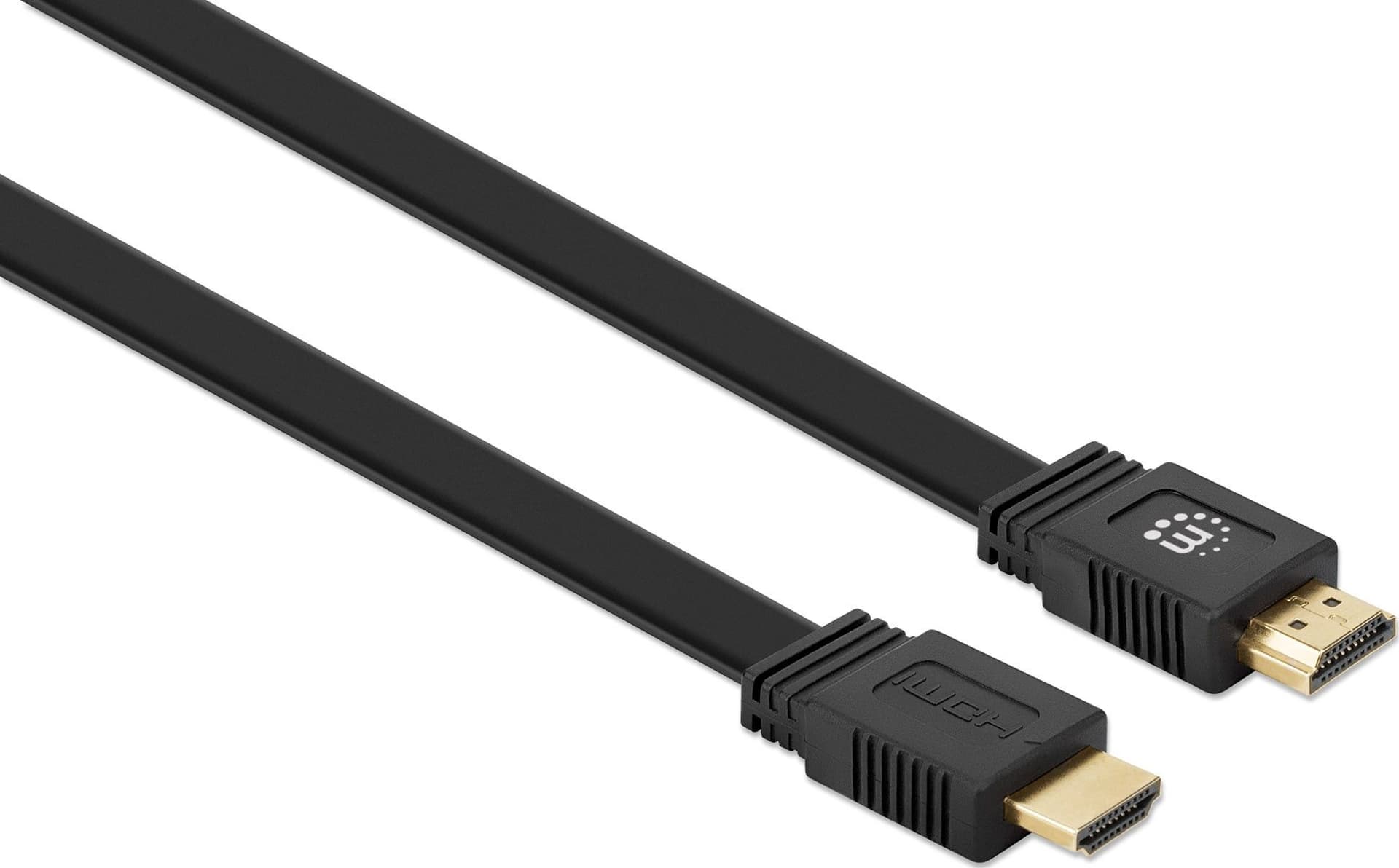 Cavo HDMI High Speed With Ethernet Piatto 3 metri nero - 3
