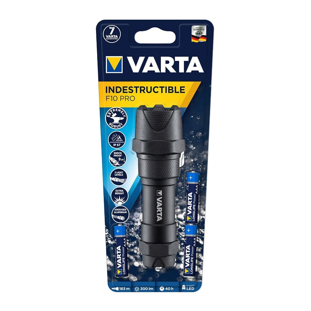 Torcia LED Indestructible F10 PRO Resistente ad Acqua e Urti - 10
