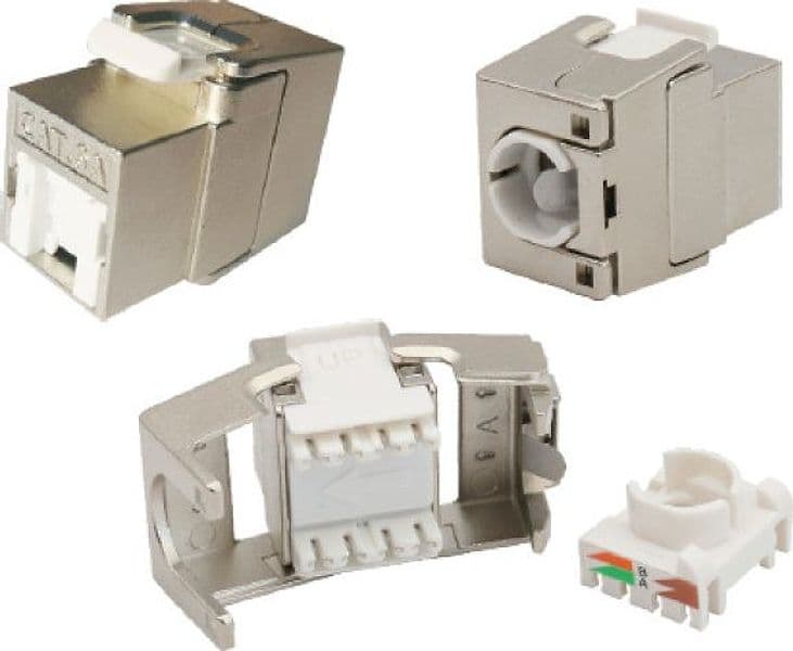 Frutto Keystone RJ45 Cat.6A STP AWG22-26 Short Body - 3