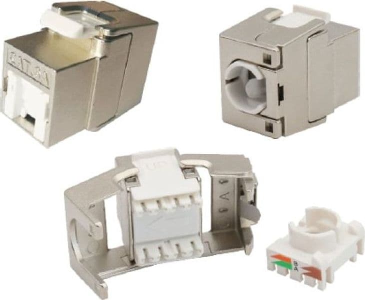 Frutto Keystone RJ45 Cat.6A STP AWG22-26 Short Body - 7