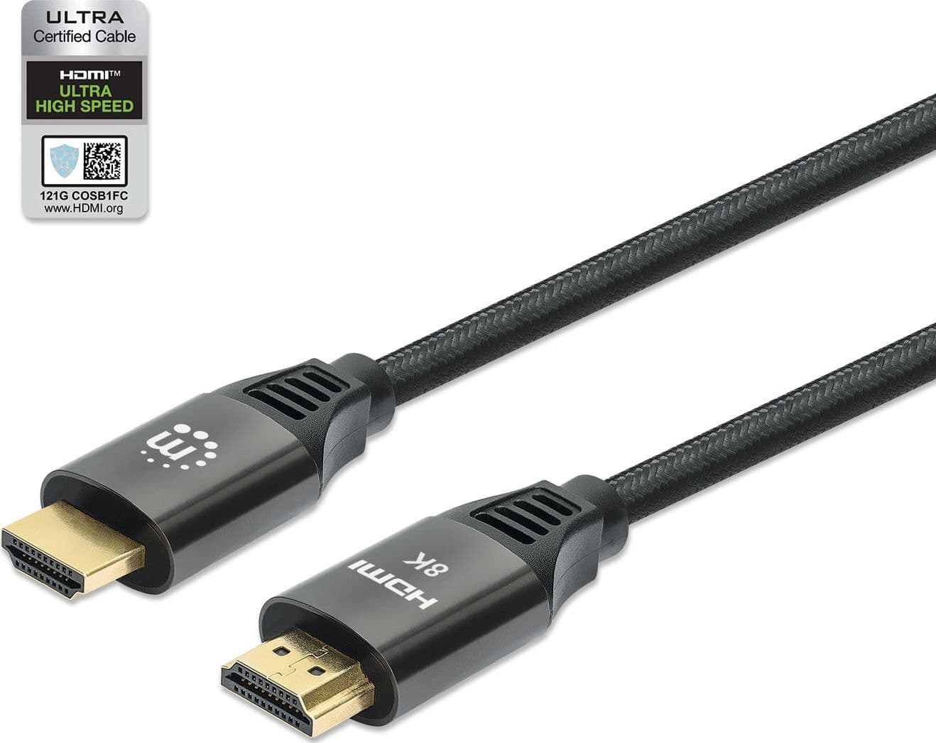 Cavo HDMI con Ethernet ad Altissima Velocit&agrave Certificato 8K@60Hz eARC 1m - 7