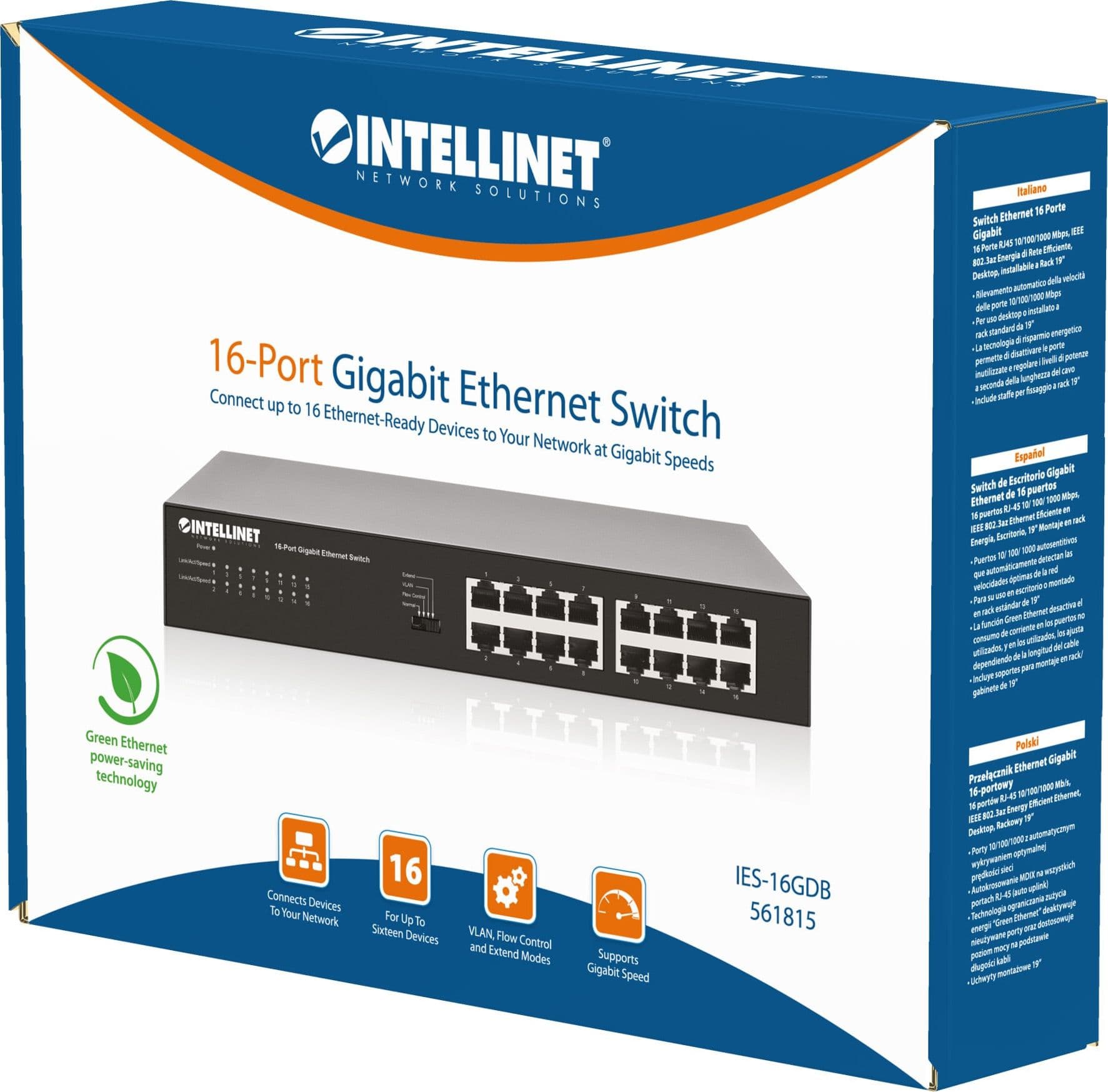 Ethernet Switch Gigabit 16 porte - 2