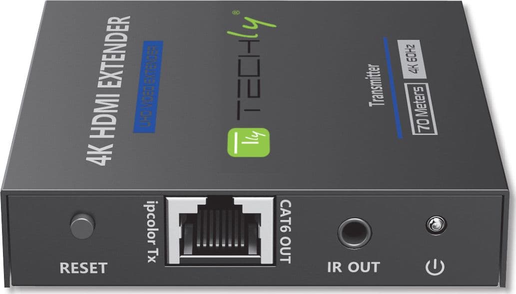Extender HDMI 4K@60Hz 18Gbps HDR10 su cavo Cat.6/6A/7 fino 70 metri zero latenza - 9