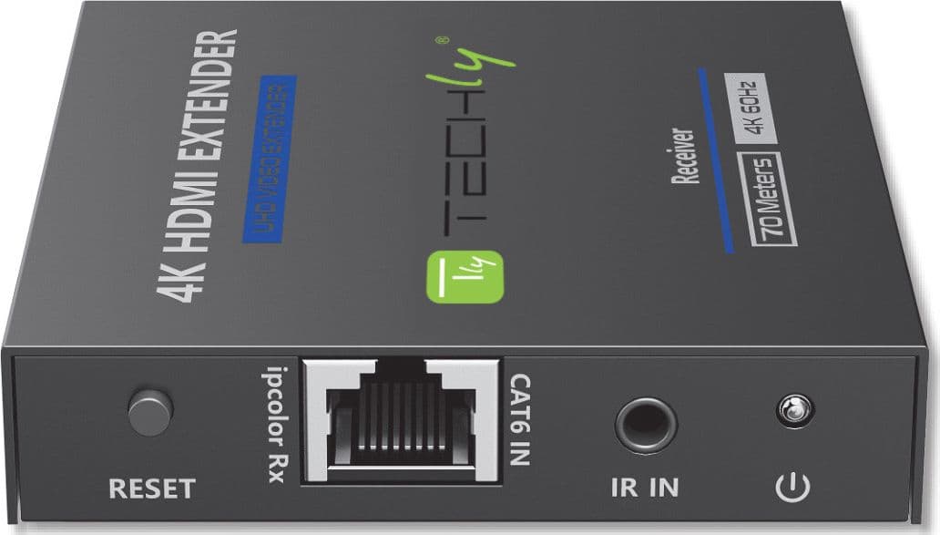 Extender HDMI 4K@60Hz 18Gbps HDR10 su cavo Cat.6/6A/7 fino 70 metri zero latenza - 10