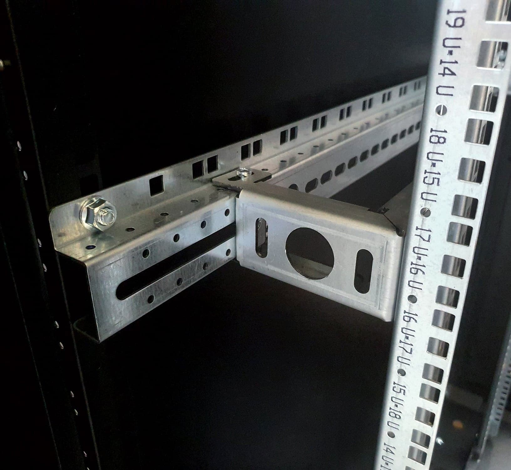 Armadio Server Rack 19'' 600x1000 12 Unit&agrave Nero da sotto-scrivania serie Evolution - 3