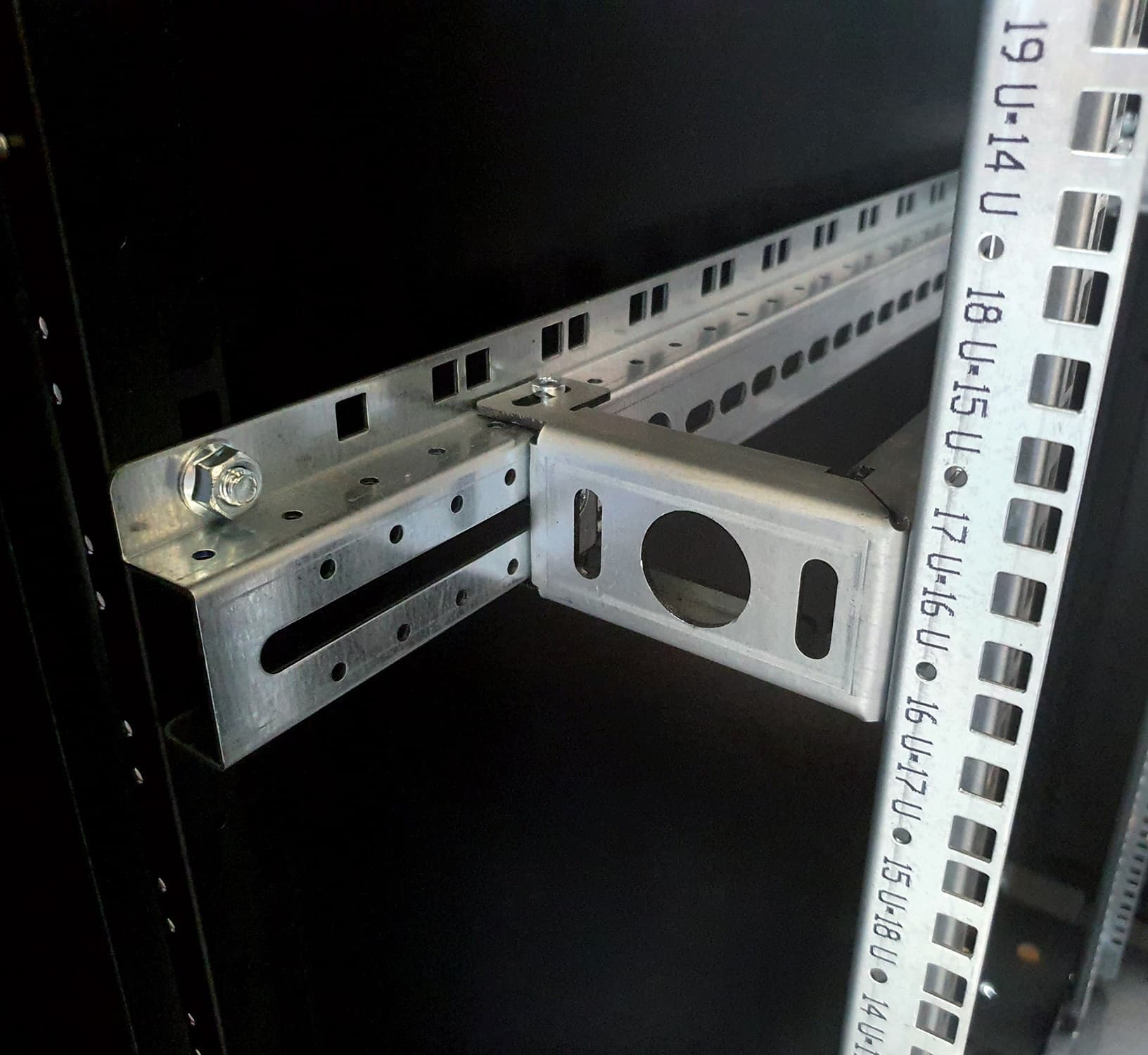 Armadio Server Rack 19'' 600x1000 12 Unit&agrave Nero da sotto-scrivania serie Evolution - 6