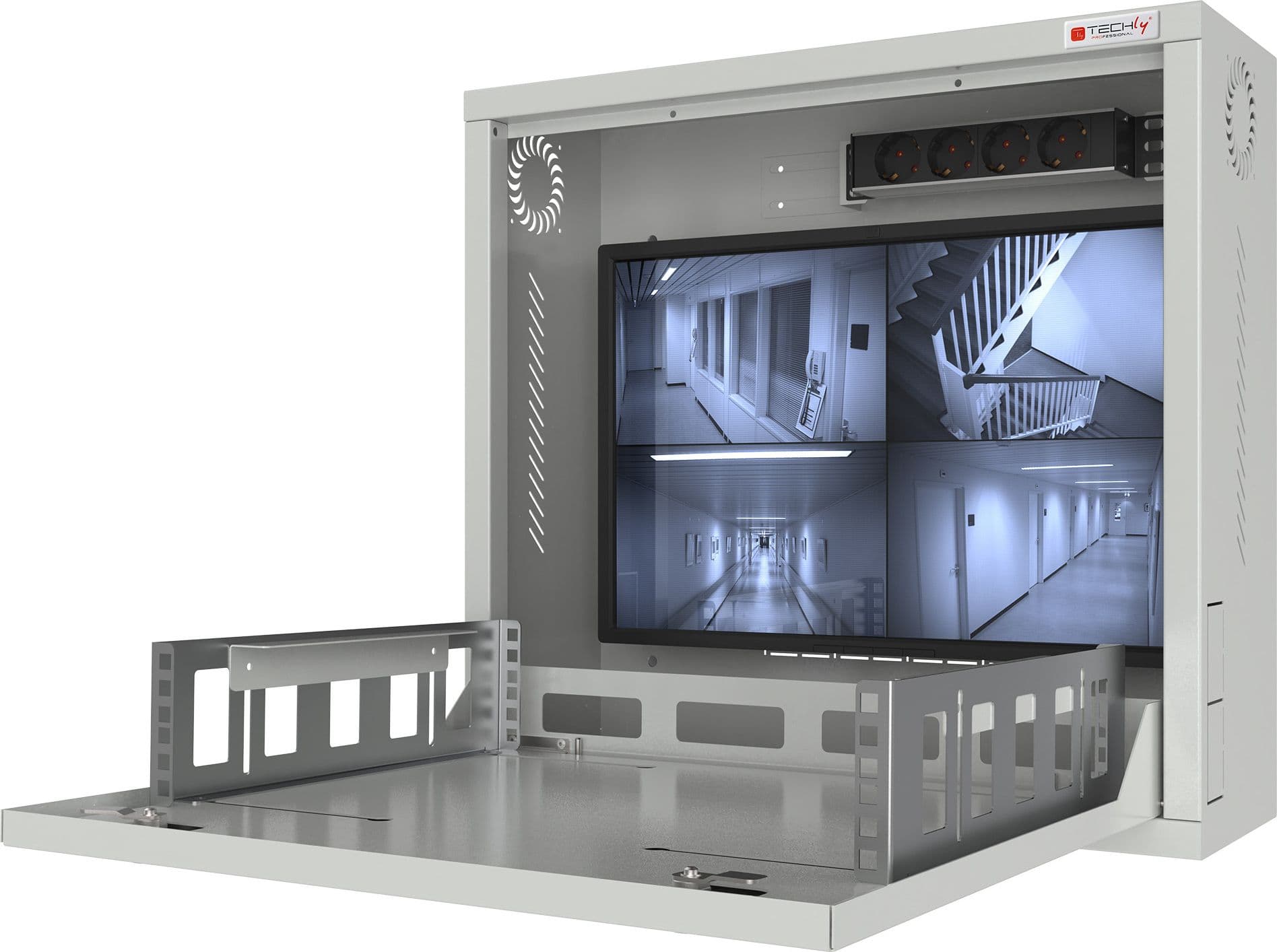 Box di Sicurezza per DVR e Sistemi di Videosorveglianza Bianco - 5