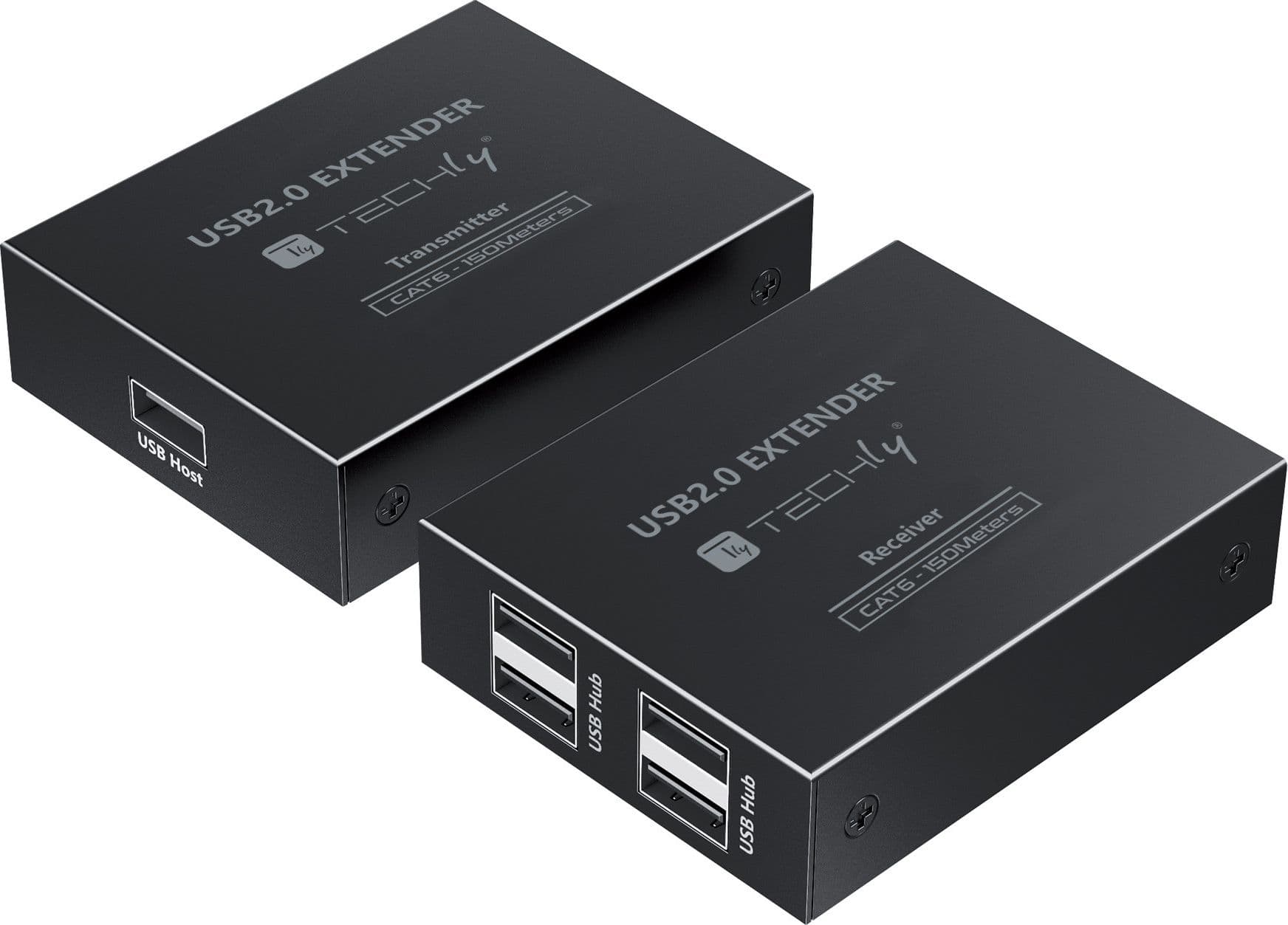 Extender USB 2.0 High-Speed 4 porte su cavo Cat.6 150m - 9