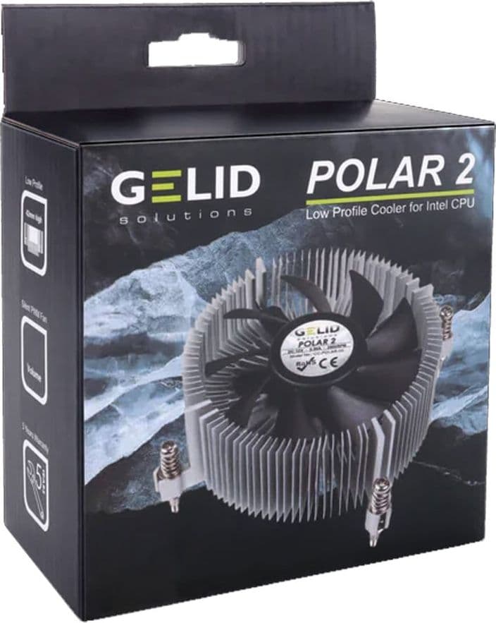 Ventola Silenziosa Polar2 a Basso Profilo per Intel - 2