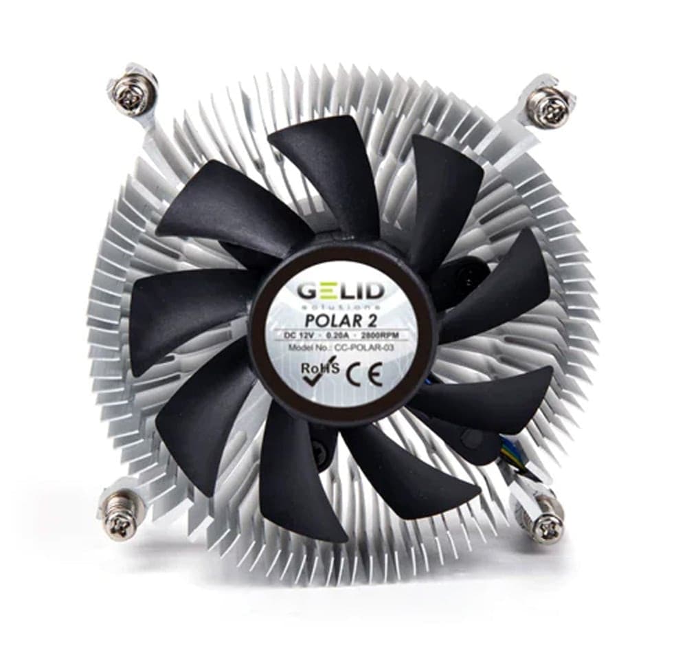 Ventola Silenziosa Polar2 a Basso Profilo per Intel - 3