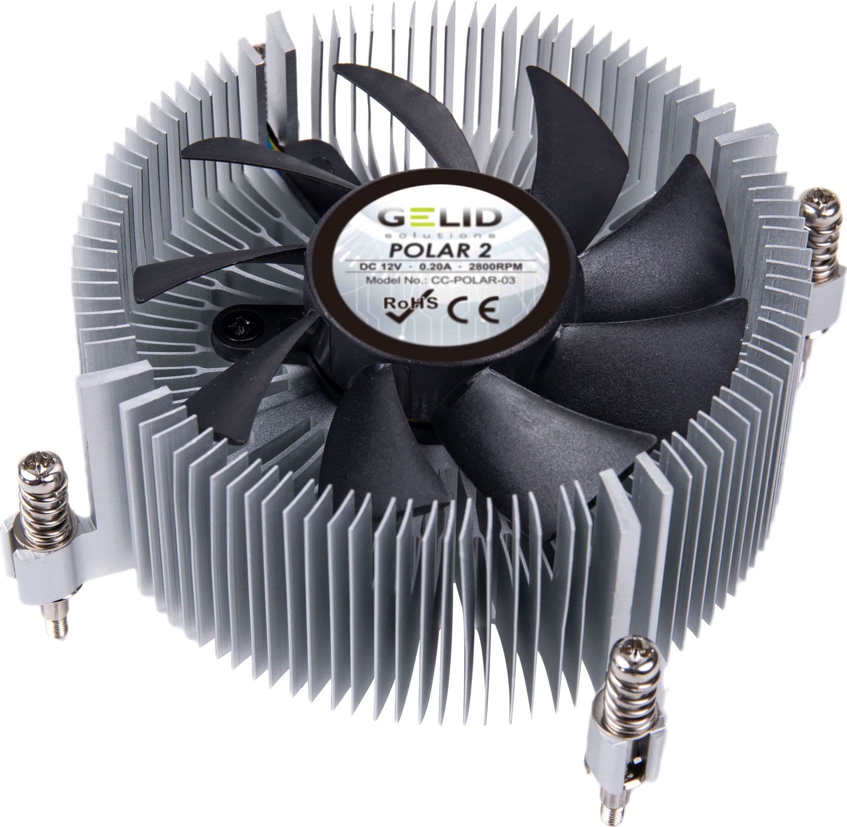 Ventola Silenziosa Polar2 a Basso Profilo per Intel - 5