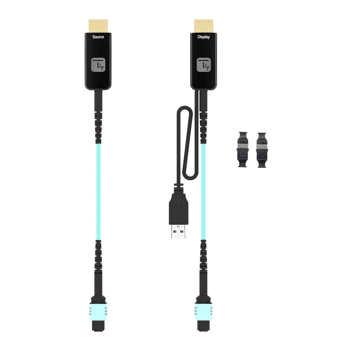 Extender HDMI 2.0 su Cavo in Fibra Ottica MPO 100 m - 3