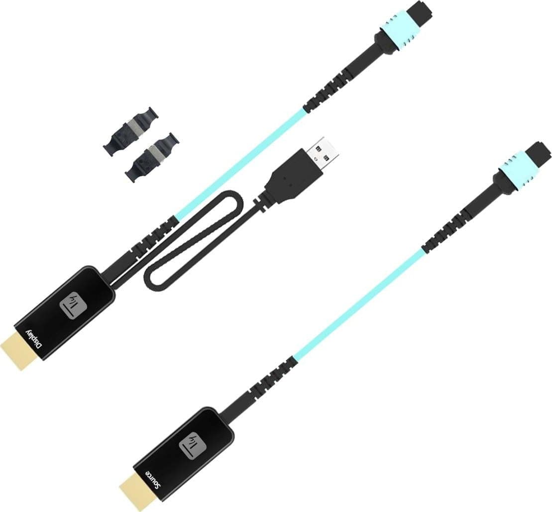 Extender HDMI 2.0 su Cavo in Fibra Ottica MPO 100 m - 5