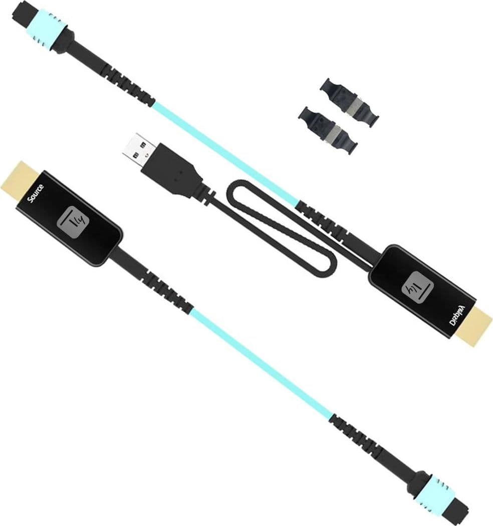 Extender HDMI 2.0 su Cavo in Fibra Ottica MPO 100 m - 7