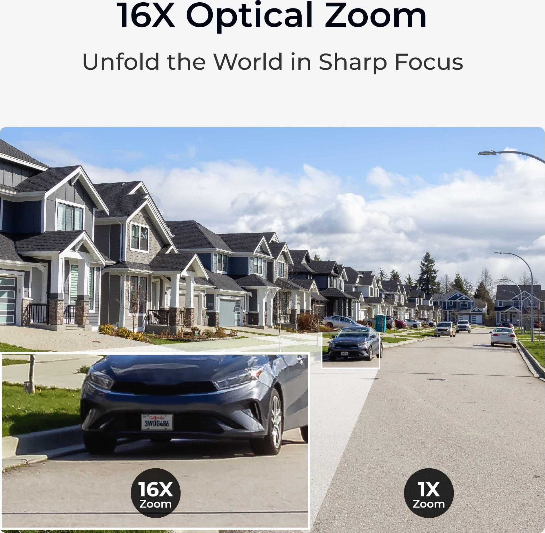 Telecamera di Sicurezza PoE 8MP 4K PTZ con Auto-Zoom Tracking 360&deg IP66, Serie P850 - 9