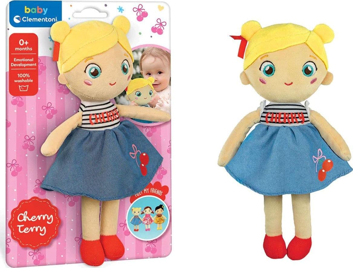 Soft Doll Cherry Terry Baby Clementoni