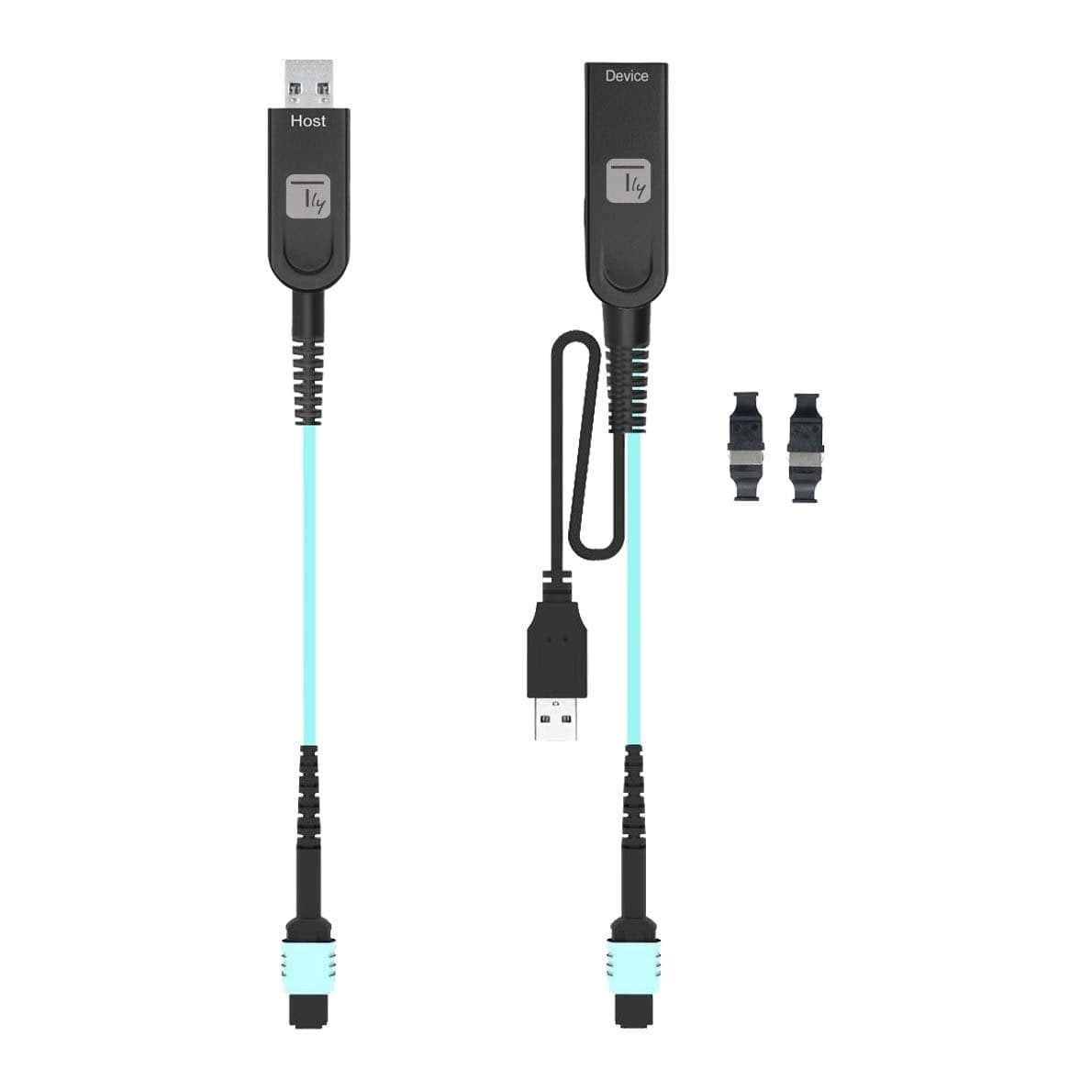Extender USB 5Gbps su Cavo in Fibra Ottica MPO 100m - 4