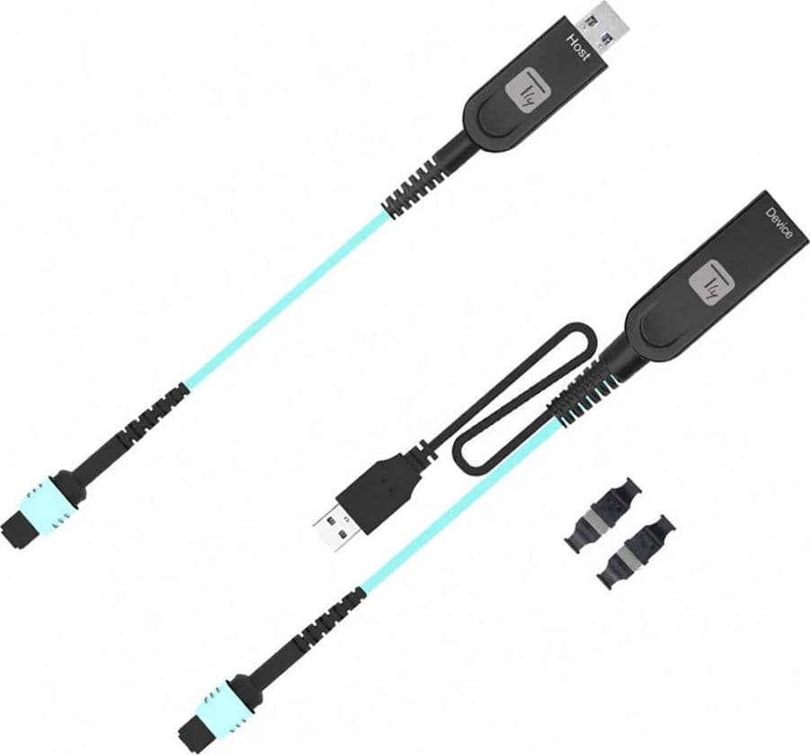 Extender USB 5Gbps su Cavo in Fibra Ottica MPO 100m - 6