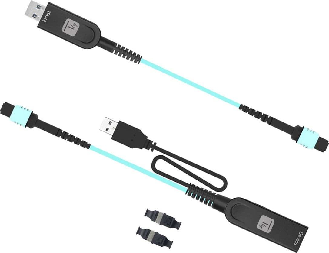 Extender USB 5Gbps su Cavo in Fibra Ottica MPO 100m - 8