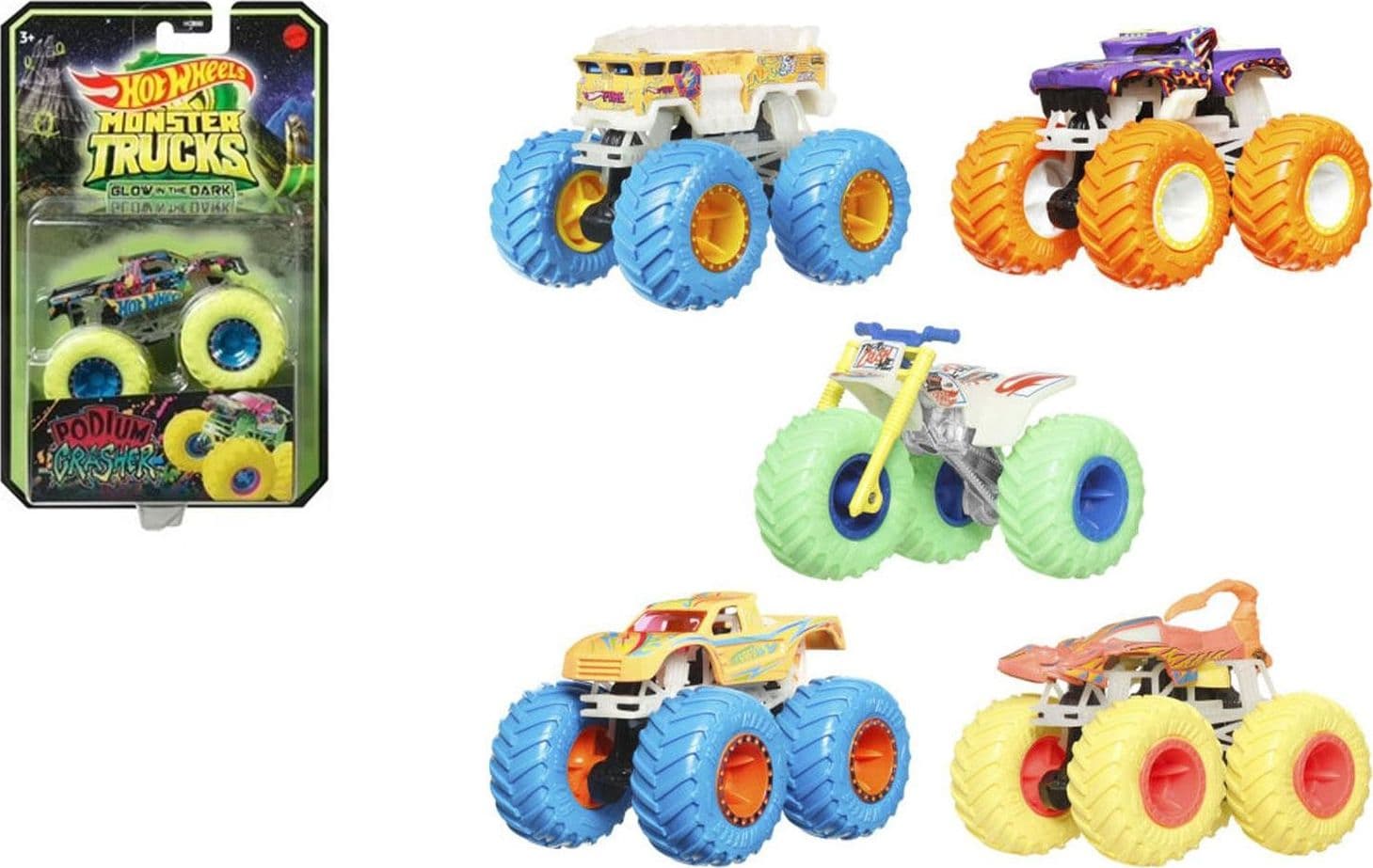 Monster Truck Glow in The Dark Hot Wheels
