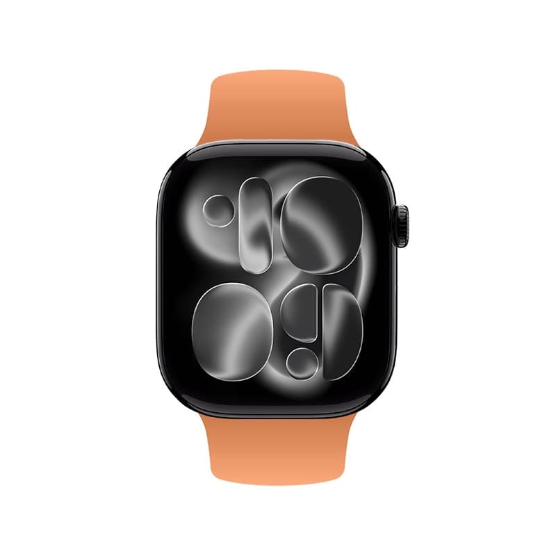 Crong Liquid - Cinturino per Apple Watch 38/40/41/42 mm (Arancione) - 2