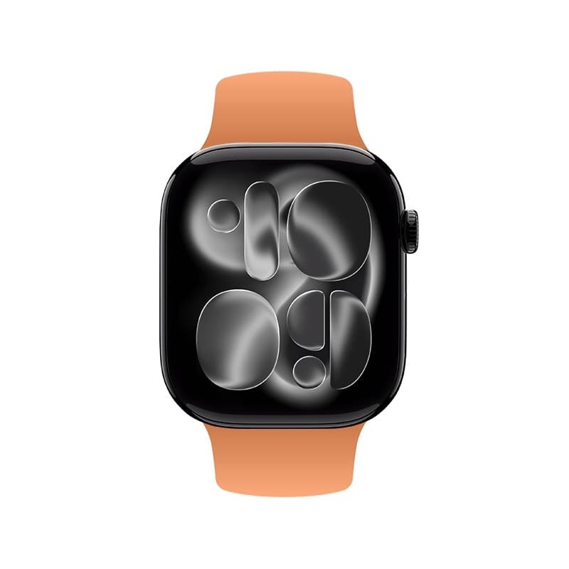 Crong Liquid - Cinturino per Apple Watch 38/40/41/42 mm (Arancione) - 9