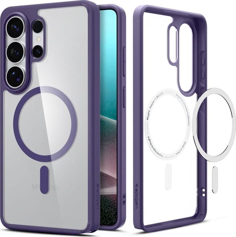 Spigen Ultra Hybrid Mag MagSafe - Custodia per Samsung Galaxy S26 Ultra (viola intenso) - 12