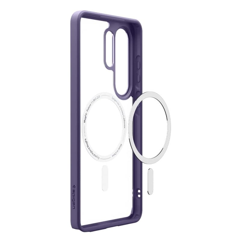 Spigen Ultra Hybrid Mag MagSafe - Custodia per Samsung Galaxy S26 Ultra (viola intenso) - 5