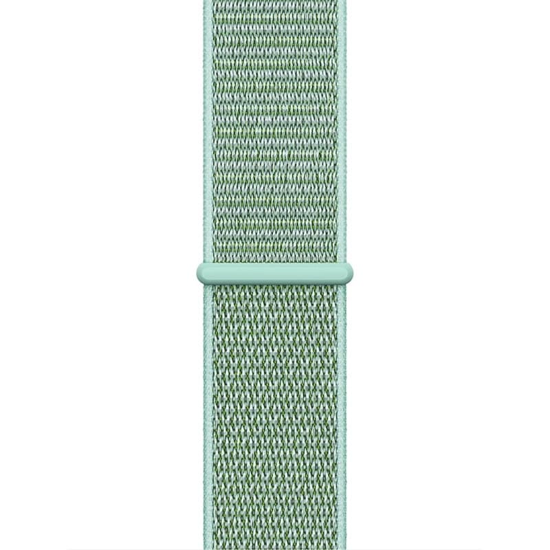 Crong Nylon - Cinturino Sport per Apple Watch 38/40/41/42 mm (Verde Atlantico) - 2
