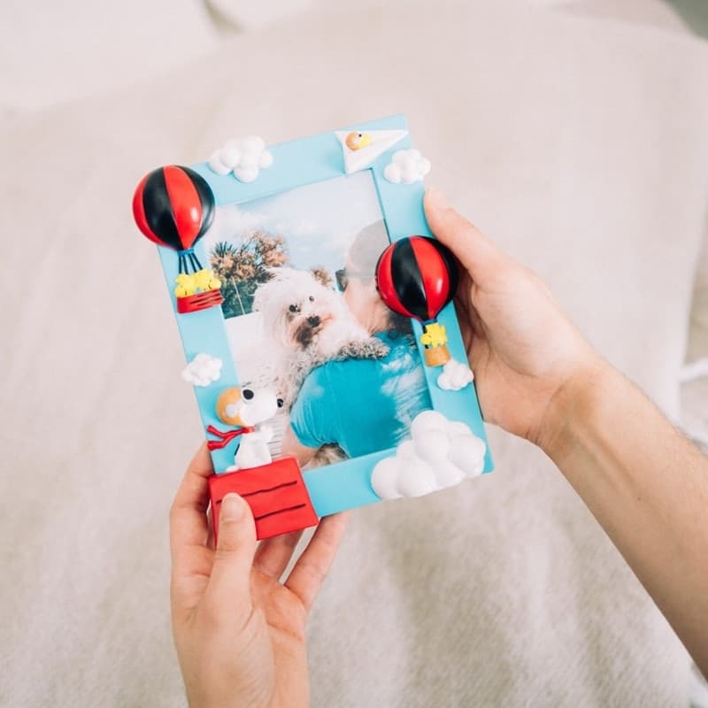 Cornice portafoto 3D di Snoopy, 10x15 cm - 7