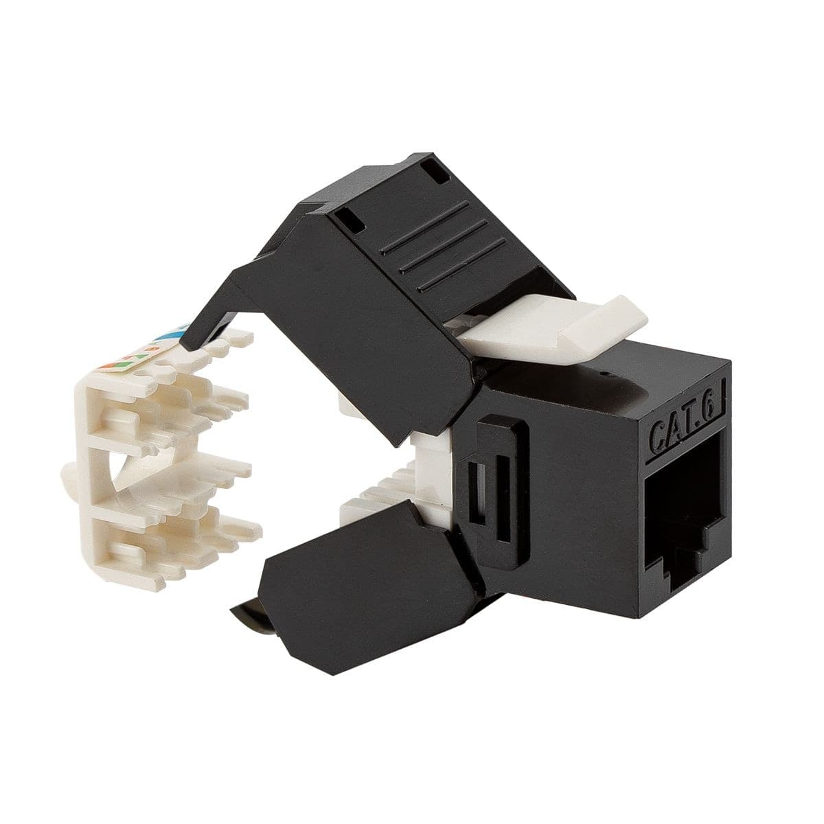Frutto Keystone RJ45 UTP Cat.6 Tooless Nero - 6