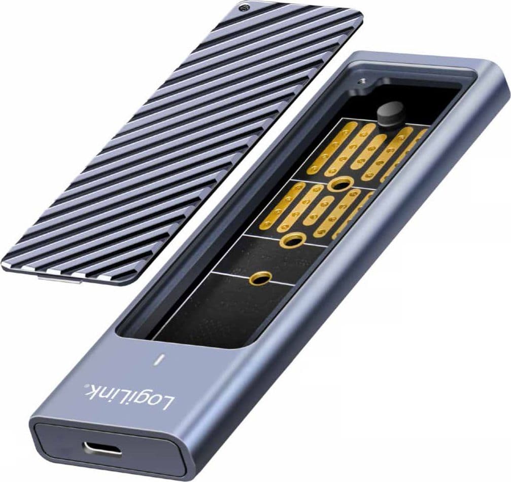 Box Esterno USB-C&trade 3.2 Gen 2 per SSD M.2 NVMe e SATA - 6