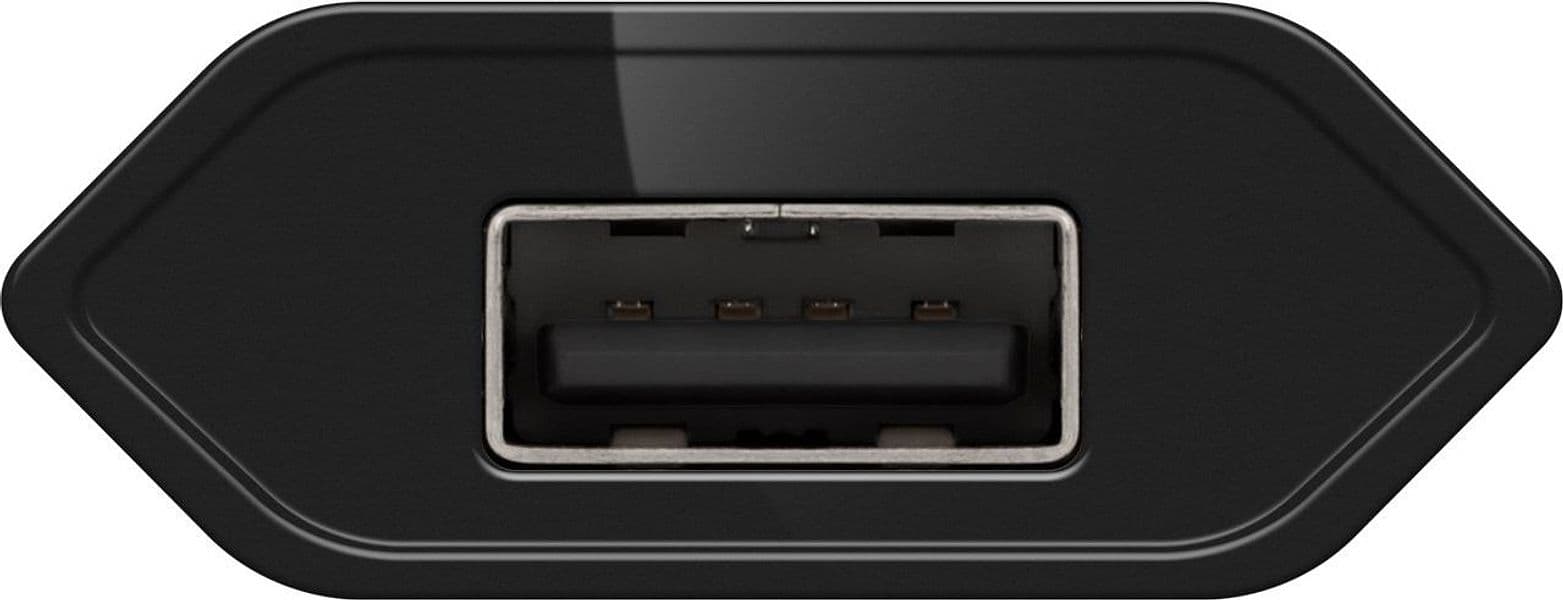 Caricatore USB 1A 5W Compatto Spina Europea Nero - 4