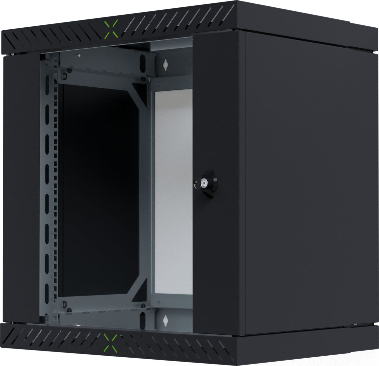 Armadio Rack 19'' a Muro 12U da Assemblare Profondit&agrave 400-600 mm Nero - 16