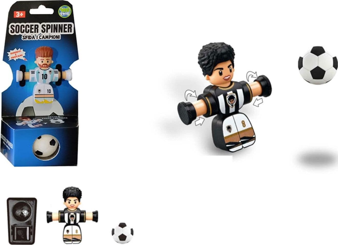 Soccer Spinner Calciatore e Pallone - 2
